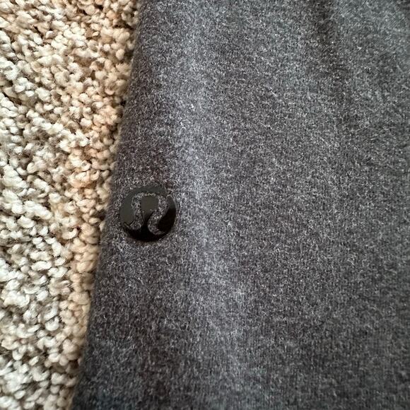 Lululemon Wonder Under Roll Down dark gray cropped leggings size 10 - Picture 5 of 11